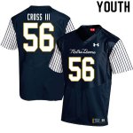 Notre Dame Fighting Irish Youth Howard Cross III #56 Navy Under Armour Alternate Authentic Stitched College NCAA Football Jersey FDI1699BS